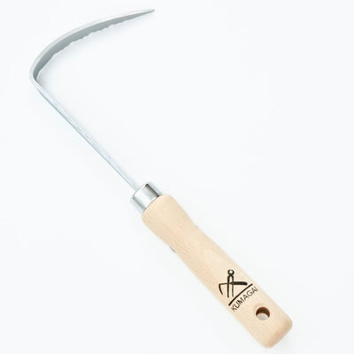 Stainless Steel Hooked Weeding Sickle – Left-Handed